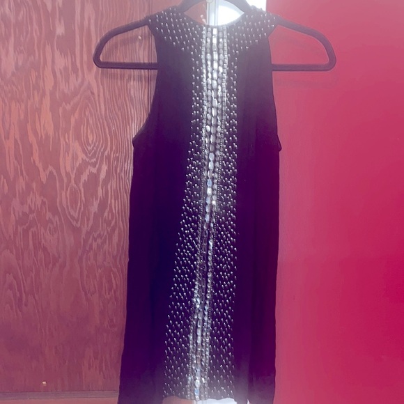 INC International Concepts Little Black Beaded Dress - Picture 2 of 3
